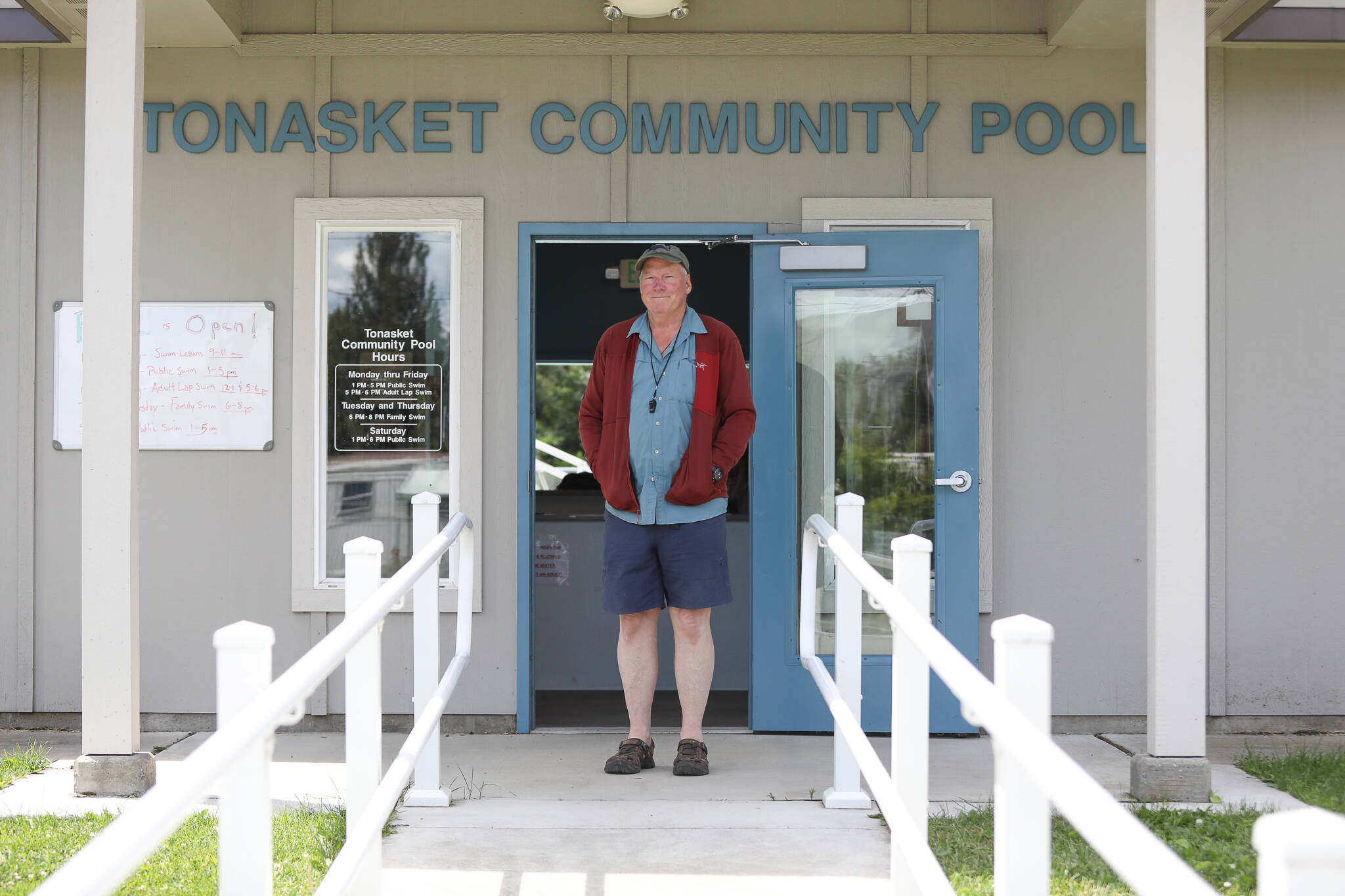 Laura Knowlton/staff photo
This summer, James Moore will serve as the new pool manager for the Tonasket City Pool. The pool opened Monday, June 12.