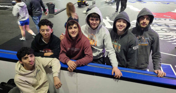 Six Tonasket wrestlers competed in the Gut Check Tournament in Auburn, Washington. Submitted photo