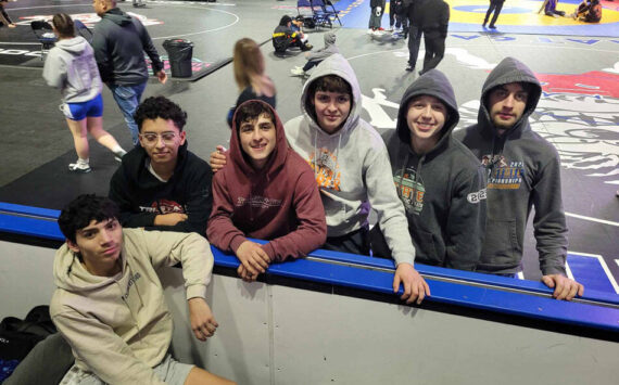 Six Tonasket wrestlers competed in the Gut Check Tournament in Auburn, Washington. Submitted photo