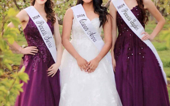 The 2024 Oroville May Day Royalty, Queen Anna Hernandez and Princesses Sierra Buckmiller and Jayden Glover, invite everyone to celebrate 90 years of “Turning Back Time” and join the community in enjoying May Festival this weekend. Events are planned around town from Friday to Sunday, with the Grand Parade on Saturday. starting at 10 a.m. and making its way to Veterans Memorial Park. <em>Submitted photos</em>