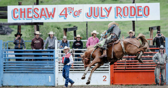 The Chesaw Fourth of July Rodeo brings in people from all over to enjoy rodeo action and much more in this small highlands community. <em>Laura Knowlton/GT file photo </em>