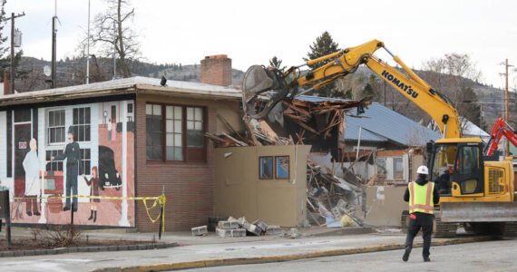 The decision to demolish the building formally known as the Tonasket Police Department was not made lightly, as it held sentimental value for many residents who remember the historical significance. Over the past serveral years, city officials have discussed the future of the building, during Tonasket City Council meetings. While future plans have not been set in stone, city officials are considering future plans to expand city hall and the public library. Laura Knowlton/staff photo