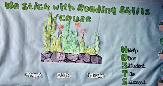 The HOSTS theme this year is “We STICK with our reading skills, ‘cause CACTUS MAKES PERFECT!”  Submitted photo