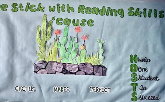 The HOSTS theme this year is “We STICK with our reading skills, ‘cause CACTUS MAKES PERFECT!”  Submitted photo