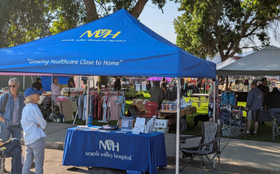 Nearly 500 people filled Main Street Saturday, Sept. 29, for the fifth annual Health Care and Resource Day at the Oroville Farmers Market, an event designed to connect residents with local health, wellness and community services. Submitted photo/North Valley Hospital