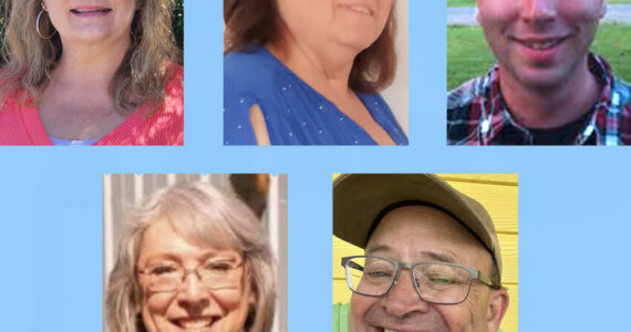 Oroville School Board candidates (clockwise from top left) Traci Neal, Geraline Savoia, Travis Loudon, Valerie Coolidge and Mike Egerton.