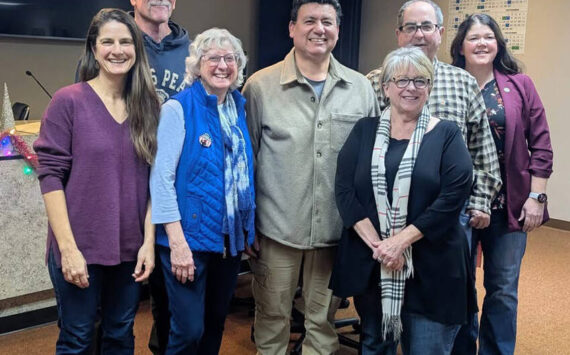 Tonasket City Council took a moment to honor the final public meeting for City Clerk Alice Attwood, Council members Patti Hill and Teagan Levine. "Your service is greatly appreciated." City of Tonasket photo