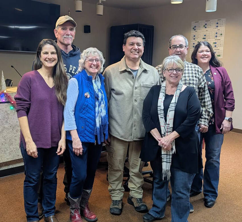 Tonasket City Council took a moment to honor the final public meeting for City Clerk Alice Attwood, Council members Patti Hill and Teagan Levine. "Your service is greatly appreciated." City of Tonasket photo