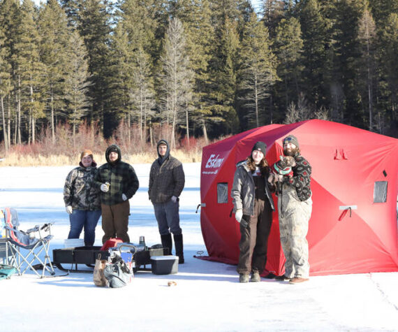 Anglers brave the cold for Bonaparte Lake’s 4th Annual Ice Fishing Derby