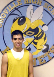 Photo by Gary DeVon	Kevin Kinman credits his teammates with much of success on the basketball court. He’s been playing ball with many of them since the third grade.