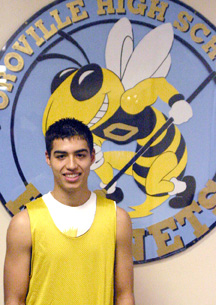 Photo by Gary DeVon	Kevin Kinman credits his teammates with much of success on the basketball court. He’s been playing ball with many of them since the third grade.