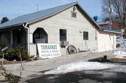 Photo by Amy VenezianoThe Tonasket Visitors and Business Resource Center on Whitcomb has had several renovations over the last few weeks. The back addition includes an American Disabilities Act approved restroom, as well as