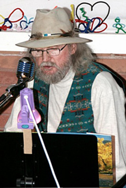 Photo by Rick BramanPoetry reading by Sundance.