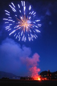 Photoby Gary DeVonOroville’s Community Fourthof July Fireworks Display filled th