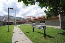 The Oroville Elementary School has received a fresh coat of paint over the summer.  Photo by Gary DeVon