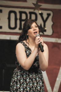 Cierra Williams performs "Jesus, Take the Wheel" at the Nashville Country Star state finals at the Omak PAC on Saturday, March 31. Brent Baker photos