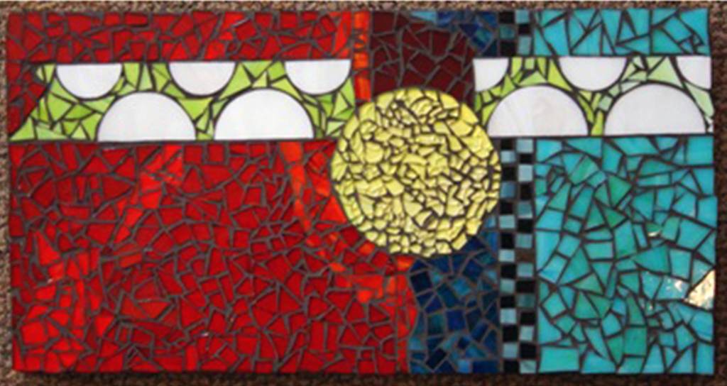 Submitted photos
A sample of some of the glass mosaic art being created at the Art on the Line center in Oroville.
