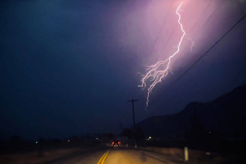 Kathryn Knowlton/submitted photo
A thunderstorm rolled through the region last Tuesday night touching off several fires in the county, according to Maurice Goodall, director of Okanogan County Emergency Management. However, the cause of the Spur Mountain Fire is still under investigation and the Walker Creek fire, also near Bonaparte, is being labeled as human-caused.