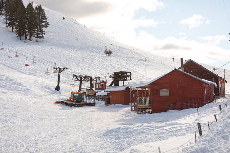 Laura Knowlton/staff photo
Fresh powder and blue skies made perfect skiing conditions for the eager skiers who spent last weekend at Sitzmark Ski Area.