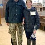 Douglas Vanslyle, the youngest angler in the contest won first prize in the Youth Division of the NW Ice Fishing Festival. He and his dad went up to pick up the prize, a new ice fishing pole and an auto ice ladel.
<ins>Peggy Shaw/submitted photo </ins>