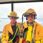 Brian Lee and James Gasho of the Tonasket Fire Department.
Submitted photos