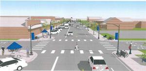 An artists conseption of what the Tonasket Perfect Passage Project might look like.