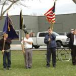 Color Guard from Orovilles American Legion Hodges Post #84.