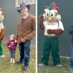 Woodsy Owl meets Madilyn Weaver and Mayor Ed Naillon.