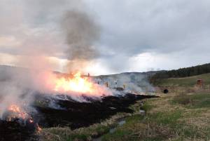 The Molson-Chesaw Fire Department has recently been training getting ready for the upcoming summer fire season. Submitted photo