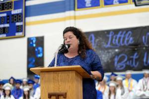Tonasket High School Principal Trisha Roach is known for creating a true school family, both with students and staff. Kelly Denison/submitted photo
