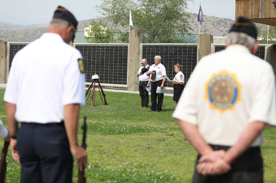 The lives of six military veterans and members of the American Legion Post 82 were honored Saturday, Aug. 5. Laura Knowlton/staff photo