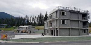 The Washington State Patrol Fire Training Division complex is where the new burn training structures are being dedicated. The buildings reside on a 51-acre training complex east of North Bend Washington. WSP Photo