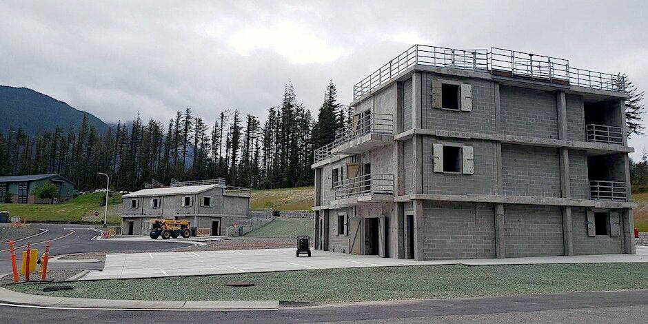 The Washington State Patrol Fire Training Division complex is where the new burn training structures are being dedicated. The buildings reside on a 51-acre training complex east of North Bend Washington. WSP Photo