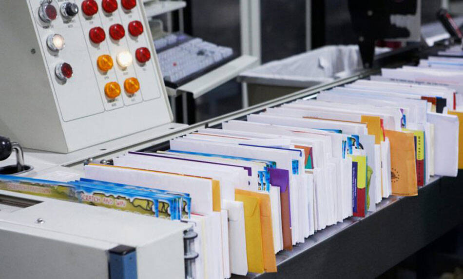Mail processing machine USPS photo