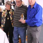 Chamber President DeVon presents Lynn and Lee Chapman with the Citizen of the Year award at the banquet. Lynn Chapman is probably best known for her tireless volenteer work with Oroville Streetscape and Lee Chapman for his work with The Oroville Initiative (TOI).