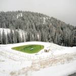 Groundwater and snowmelt in settling pond where water was collected prior to treatment at the Buckhorn Mine near Chesaw. Photo taken during a tour of the mine before it was closed and went into the reclamation phase.
Gary DeVon/staff photos