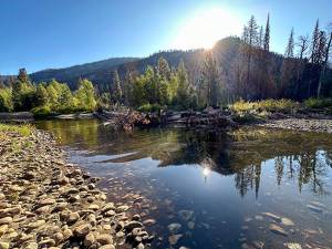 The DNR Post-Fire Recovery Program works with partners to restore aquatic and beaver habitats in burned areas like the one pictured above. <em>Photo Jessa Lewis/DNR</em>