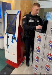 The Okanogan County Sheriffs Office (OCSO) is investigating a case of fraud reported on Jan. 22, involving a community member who was deceived into depositing a large sum of money into a Bitcoin machine. Deputy Orr, leading the investigation, discovered that the victim received a phone call from a man claiming to be Sgt. Johnson of the Okanogan County Sheriffs Office. OCSO photo