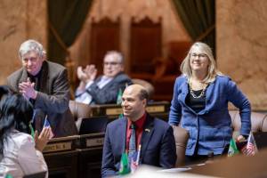 The Washington State House of Representatives convenes for debate March 3, 2025. Legislative Support Services photo