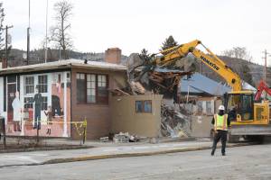 The decision to demolish the building formally known as the Tonasket Police Department was not made lightly, as it held sentimental value for many residents who remember the historical significance. Over the past serveral years, city officials have discussed the future of the building, during Tonasket City Council meetings. While future plans have not been set in stone, city officials are considering future plans to expand city hall and the public library. Laura Knowlton/staff photo