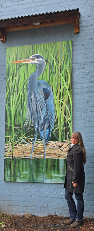 A vibrant new piece of public art inspired by the natural beauty of the Okanogan Highlands (OHA) has been unveiled at the outdoor garden of the Tonasket Natural Foods Co-Op in Tonasket. Submitted photo