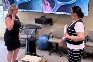 Crystal Hawley was officially sworn in as as the new Mid-Valley Hospital & Clinic Commissioner representing District 1. on Tuesday, July 8, 2025. Submitted photos