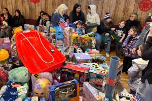 Last years Kids Christmas Party was held at the Oroville Grange Hall and was well attended. This year; the event takes place at the Oroville Free Methodist Church on Saturday; Dec. 13 and is expected to have as many kids and families attend. Gary DeVon/GT file photo