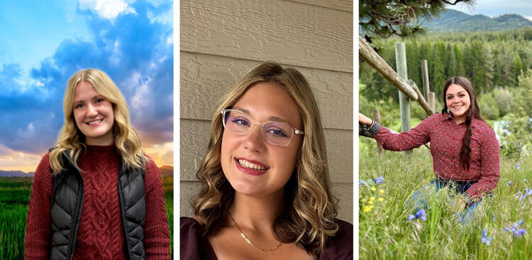 Submitted photos 
Candidates for the 2026 May Festival Royalty are, l-r, Risa Chapman, Ava Langford and Emma Carranza. There will be a May Festival Royalty Selection Night on Monday, Feb. 6 at the Oroville High School Commons.