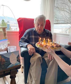 Long-time Oroville resident, Bill Godwin, turns 92. His family celebrated their father on Valentines Day and reminisced over a lifetime of memories. Submitted photo
